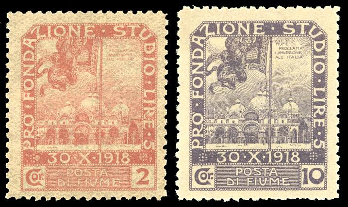 1919 - 2 cor. e 10 cor. ... 