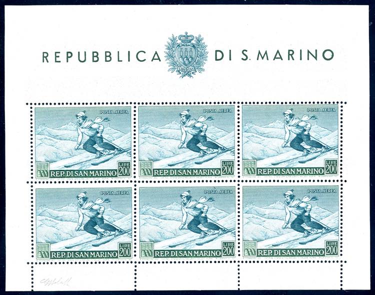 1953 - 200 lire Sciatrice, ... 