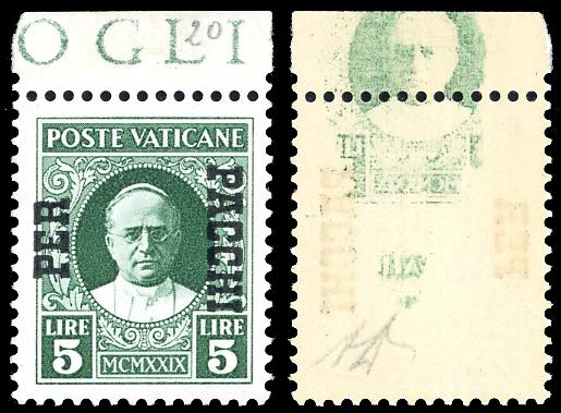 1931 - 5 lire soprastampato per ... 