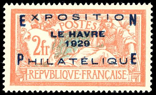 FRANCIA 1929 - 2 + 5 fr. Le Havre ... 