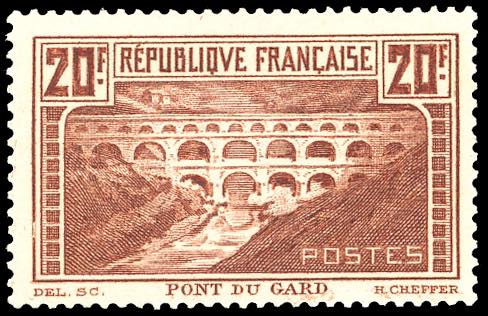 FRANCIA 1929 - 20 fr. Pont du ... 