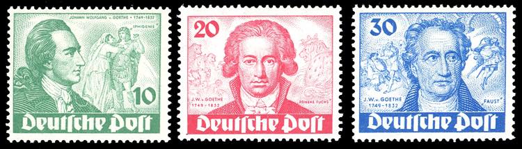 GERMANIA BERLINO 1949 - Goethe, ... 