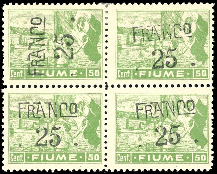 1919/20 - 25 cent. su 50 cent. ... 