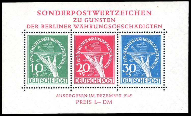 GERMANIA BERLINO FOGLIETTI 1949 - ... 