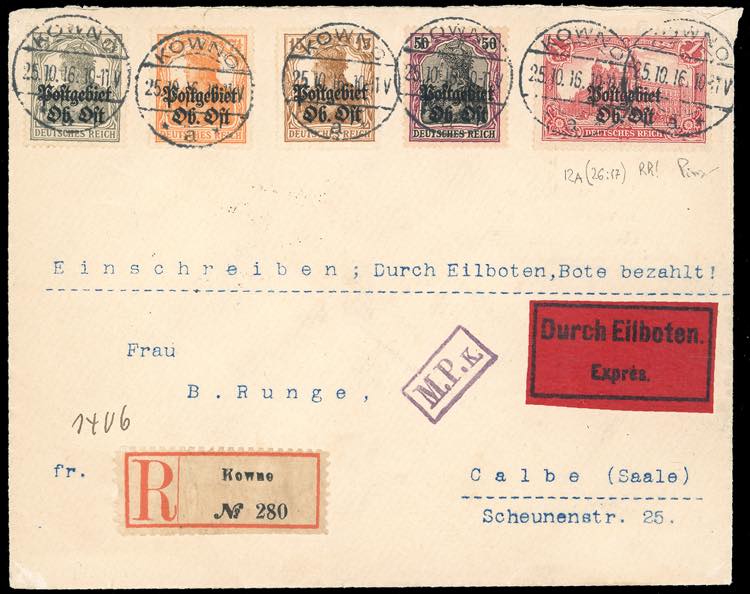 GERMANIA OCCUPAZIONE RUSSIA 1916 - ... 