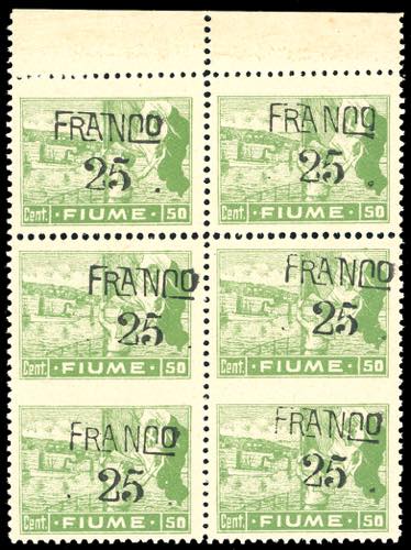 1919/20 - 25 cent. su 50 cent. ... 