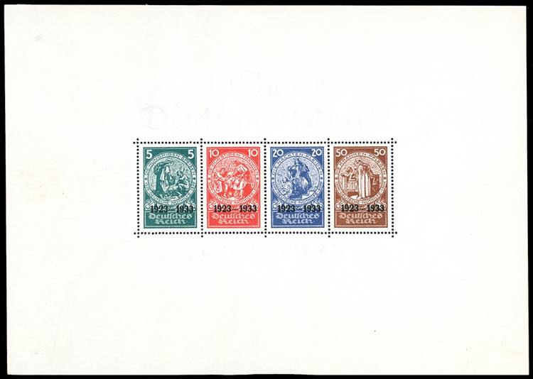 GERMANIA REICH FOGLIETTI 1933 - ... 