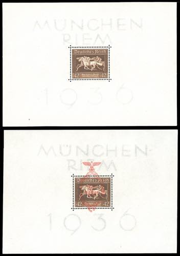 GERMANIA REICH FOGLIETTI 1936/37 - ... 