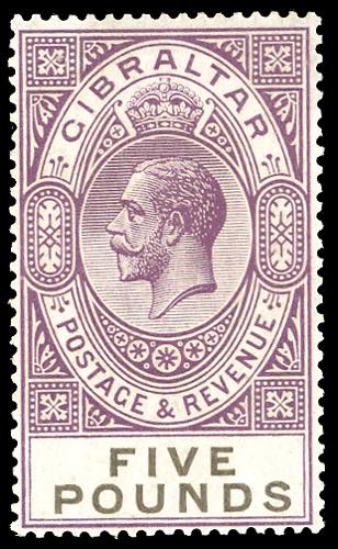 GIBILTERRA 1932 - 5 £ Giorgio V ... 