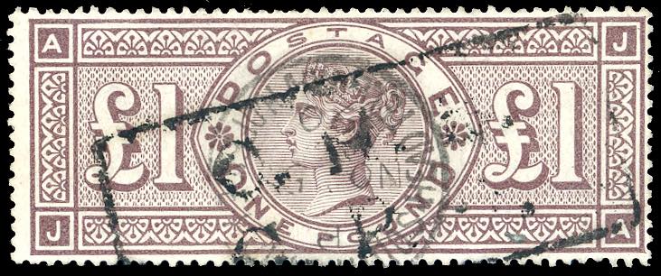 GRAN BRETAGNA 1884 - 1 £ Regina ... 