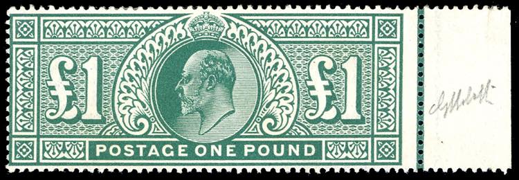 GRAN BRETAGNA 1902 - 1 £ Edoardo ... 