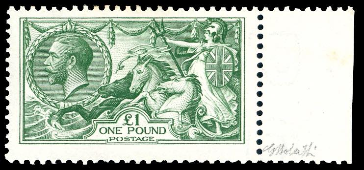 GRAN BRETAGNA 1913 - 1 £ Cavalli ... 