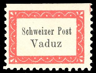 LIECHTENSTEIN POSTA AUSILIARE 1918 ... 