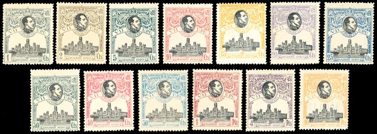 SPAGNA 1920 - UPU, serie completa ... 