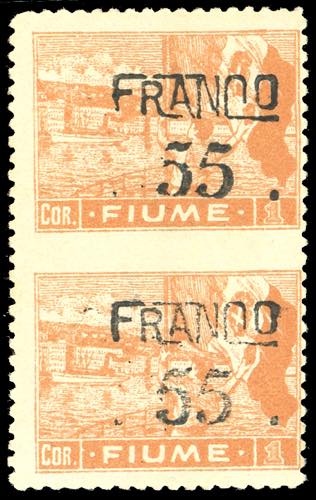 1919/20 - 55 cent. su 1 cor. ... 