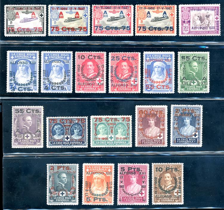 SPAGNA 1927 - Alfonso XIII, ... 