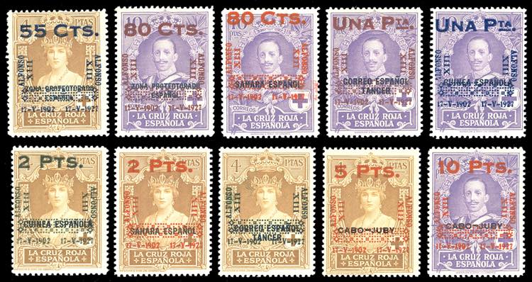 SPAGNA 1927 - Emissioni delle ... 