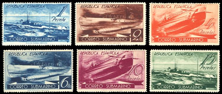 SPAGNA 1938 - Sottomarini, serie ... 