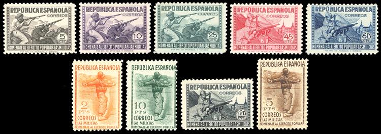 SPAGNA 1938 - Milizie popolari, ... 