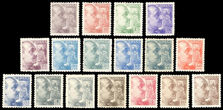 SPAGNA 1939/41 - Generale Franco, ... 