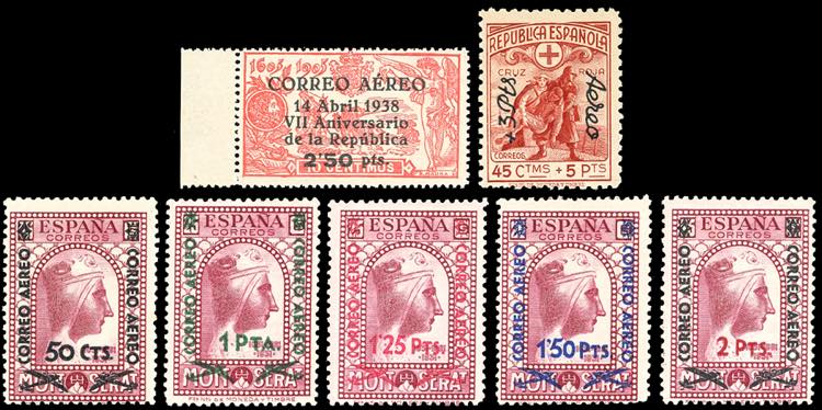 SPAGNA POSTA AEREA 1938 - ... 