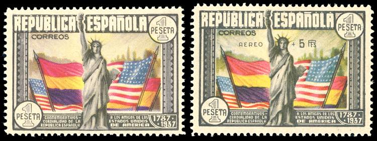 SPAGNA POSTA AEREA 1938 - Stati ... 