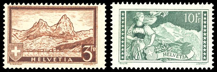 SVIZZERA 1930/31 - Vedute, serie ... 