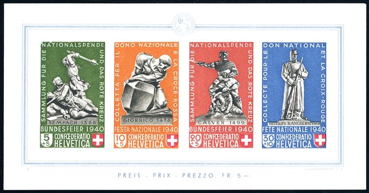 SVIZZERA FOGLIETTI 1940 - Pro ... 