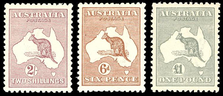 AUSTRALIA 1923 - Canguri, serie ... 