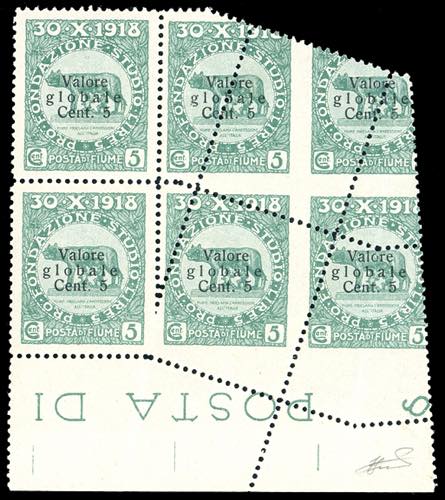 1919 - 5 cent. su 5 cent. ... 