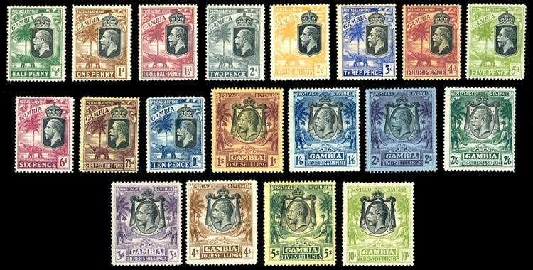 BRITISH COLONIES-GAMBA 1922 - Re ... 