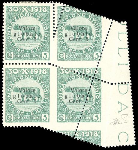 1919 - 5 cent. su 5 cent. ... 