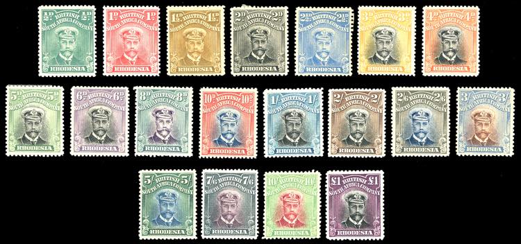 BRITISH COLONIES-RHODESIA 1913/22 ... 