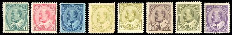 CANADA 1903 - Edoardo VII, serie ... 