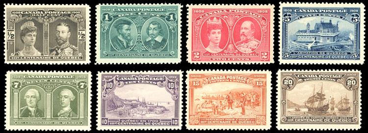 CANADA 1908 - Terzo centenario del ... 