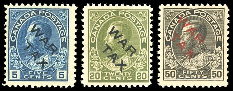 CANADA 1915 - Soprastampati War ... 