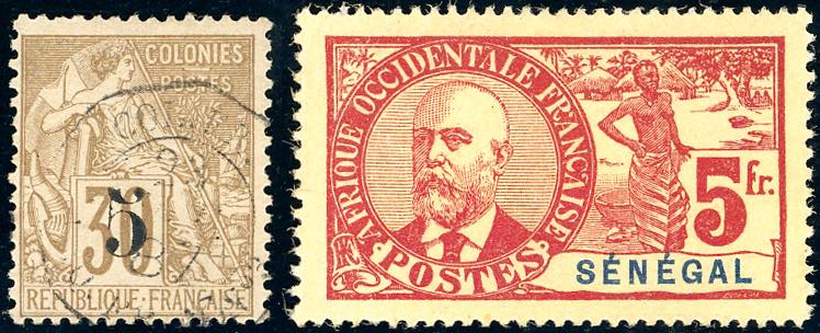 COLONIE FRANCESI-SENEGAL 1887/1906 ... 