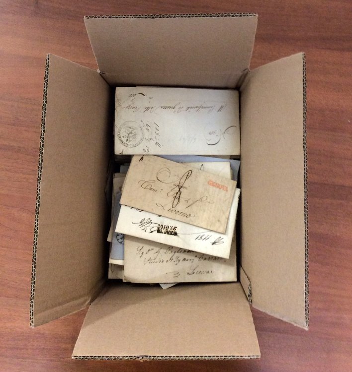 PREFILATELICHE 1800/1870 - Scatola ... 