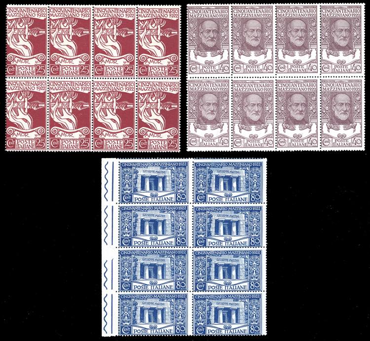 REGNO DITALIA 1922 - Mazzini, ... 