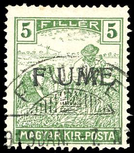 1918 - 5 f. Mietitori, soprastampa ... 