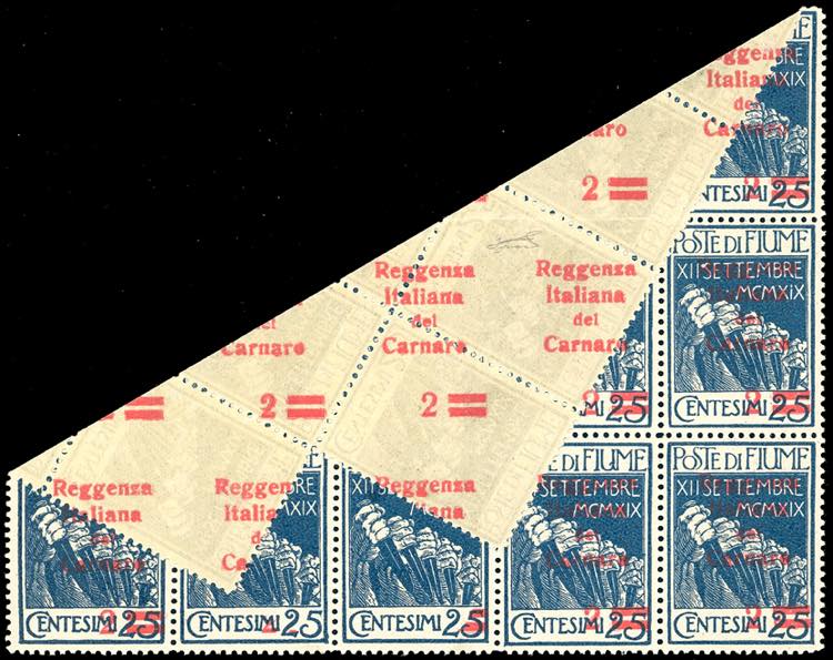 1920 - 2 cent. su 25 cent. ... 