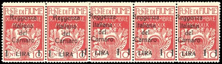 1920 - 1 lira su 10 cent. ... 