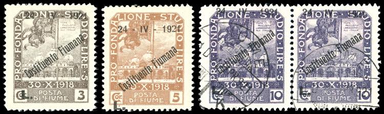 1921 - 3 lire, 5 lire e 10 lire, ... 