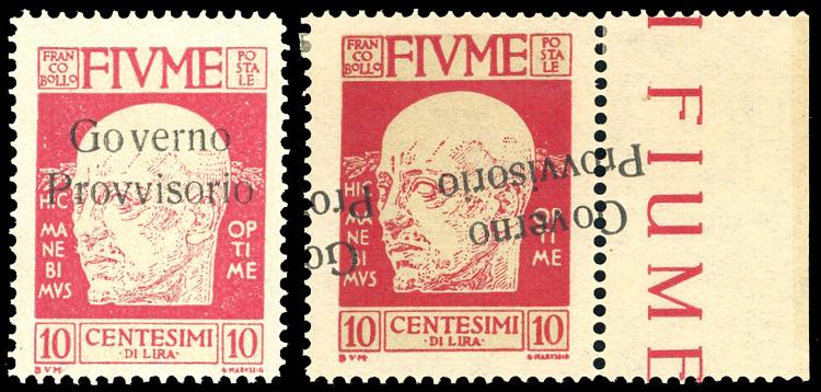 1921 - 10 cent. soprastampato ... 