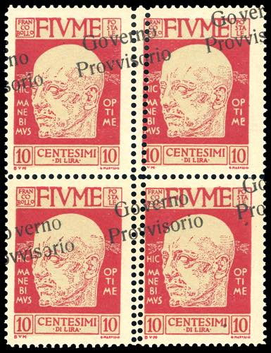 1921 - 10 cent. soprastampato ... 