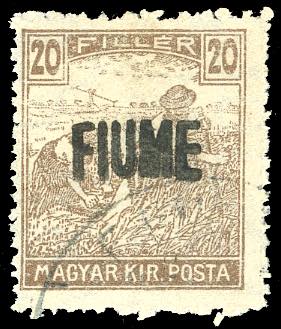 1918 - 10 f. soprastampato FIUME ... 