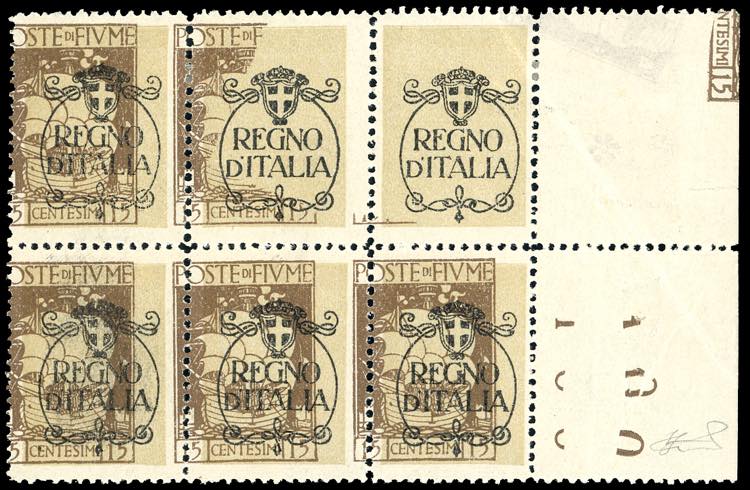 1924 - 15 cent. soprastampato ... 