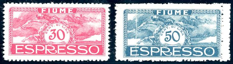 1920 - 30 cent. rosa e 50 cent. ... 