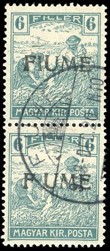 1918 - 6 f. Mietitori, soprastampa ... 