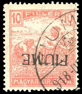 1918 - 10 f. rosso Mietitori, ... 